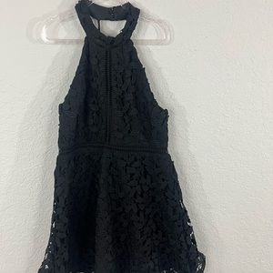 Victoria Lace Dress in Black